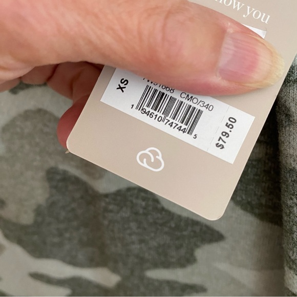 Lucky Brand cloud soft camo pattern dress SIZE XS - Picture 10 of 12